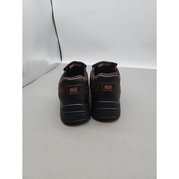 Timberland Pro Titan steel toe oxford slip on mens shoe F2413-18 BROWN sz 10M - Picture 4 of 11